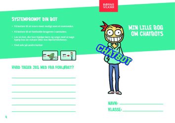 Forside for elevens lille bog om chatbots