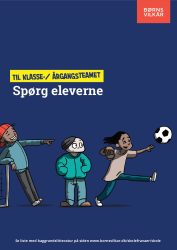 Forside for rapport til klasse-/årgangsteamet om at spørge eleverne