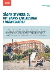 Forside for guide til at styrke dit barns fællesskab i dagtilbuddet