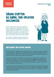 Forside for 'Sådan støtter du børn der oplever skilsmisse'